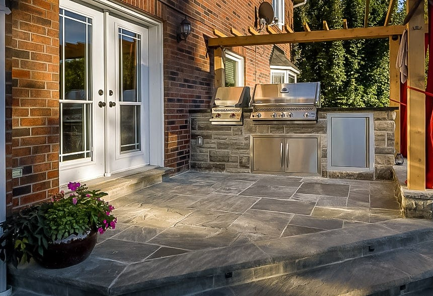 sandstone is quite durable, it is more porous in comparison to granite and other natural stones. 